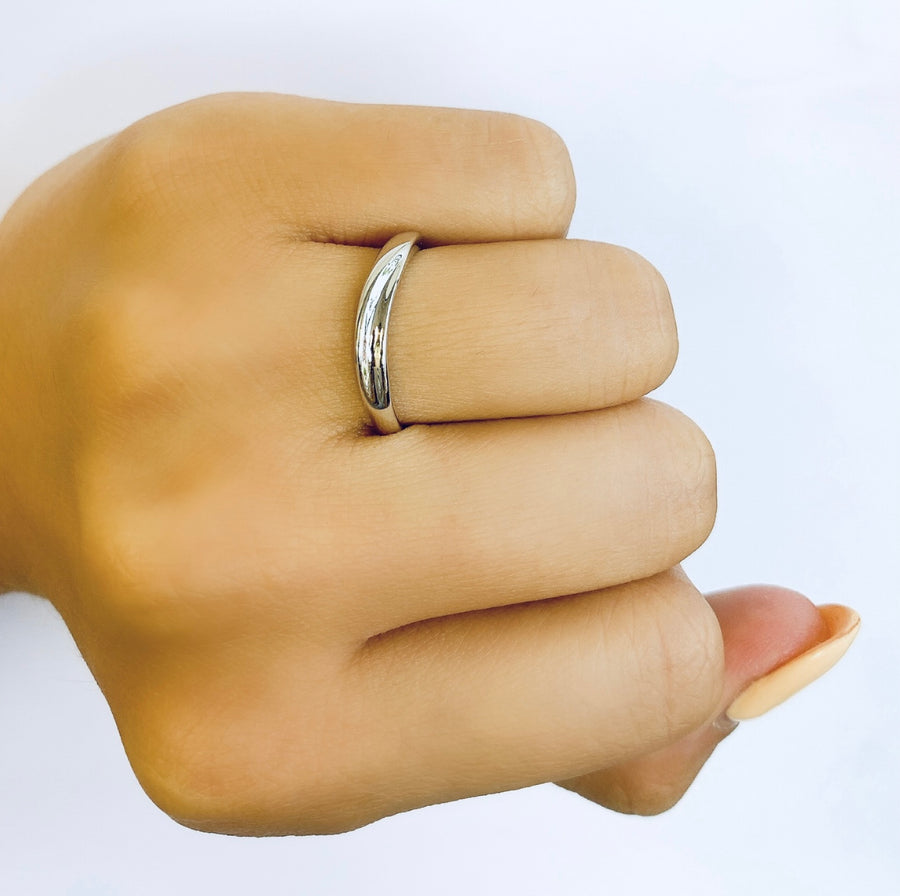 Pressed Wedding Ring