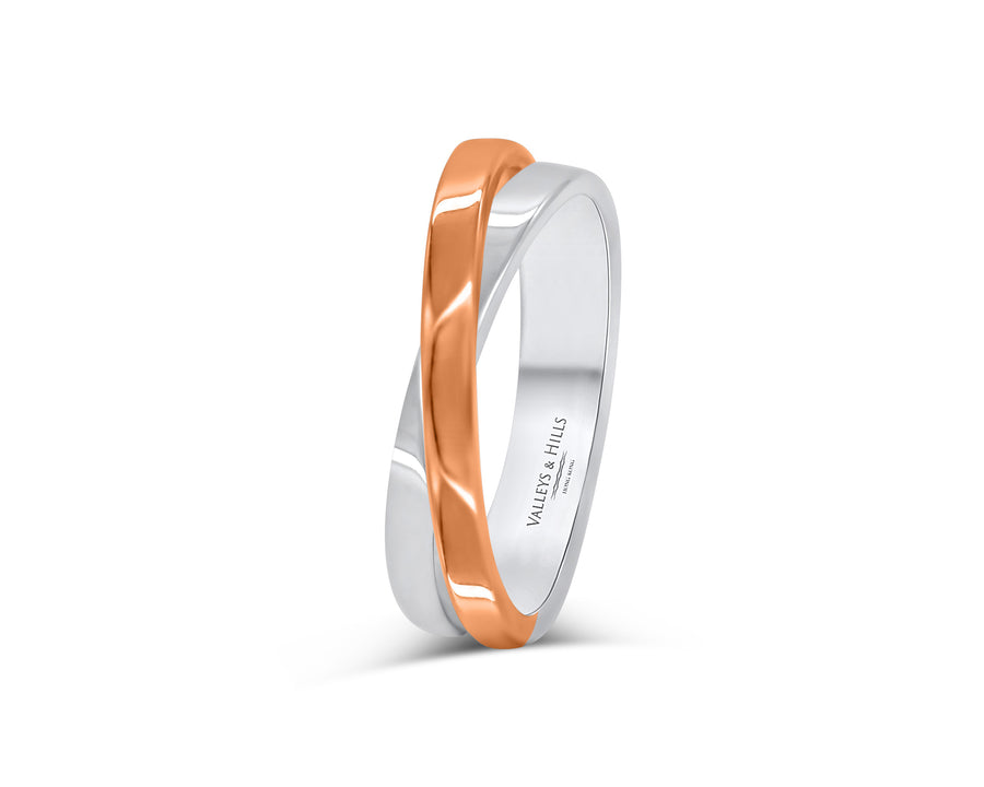 Two-Tone Criss-Cross Band