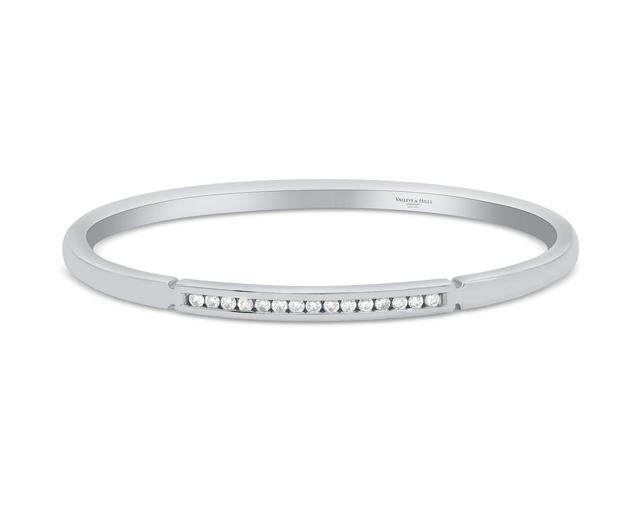 Channel-Set Diamond Bracelet