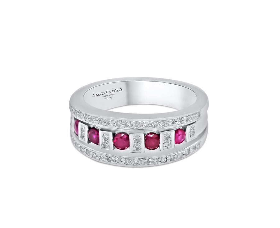 Victorian Ruby Diamond Ring
