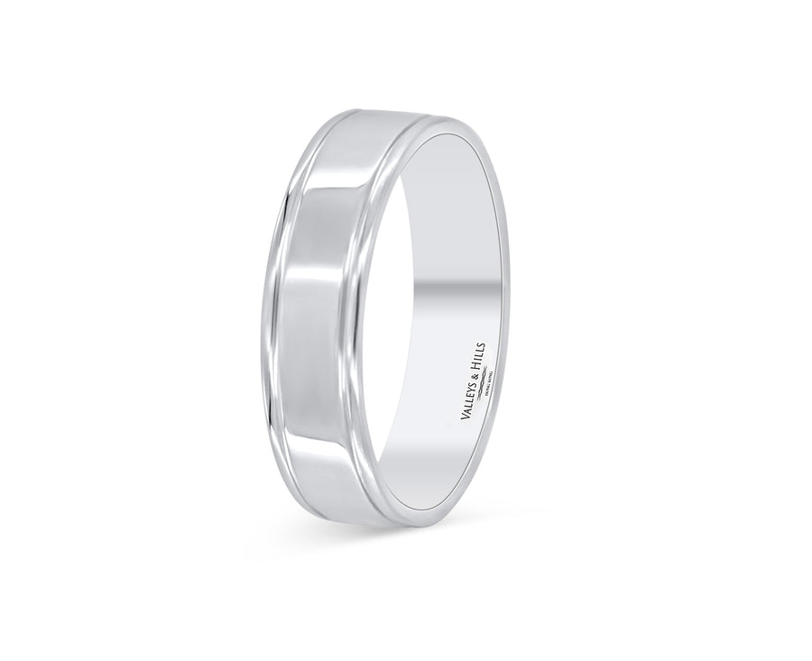 Grooved Men's Band (6mm)