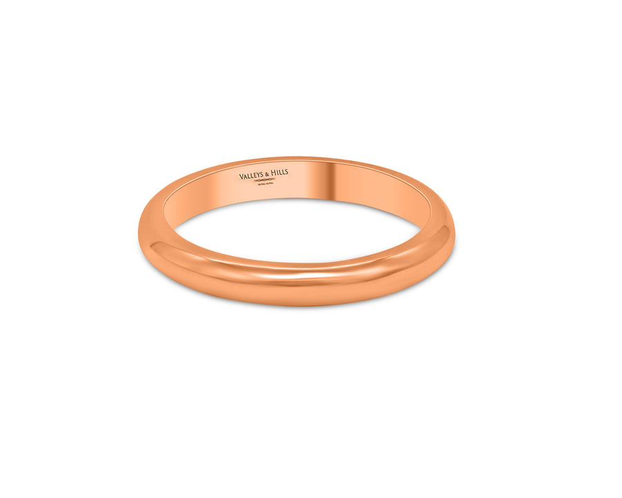 Rounded Men's Band (3mm)