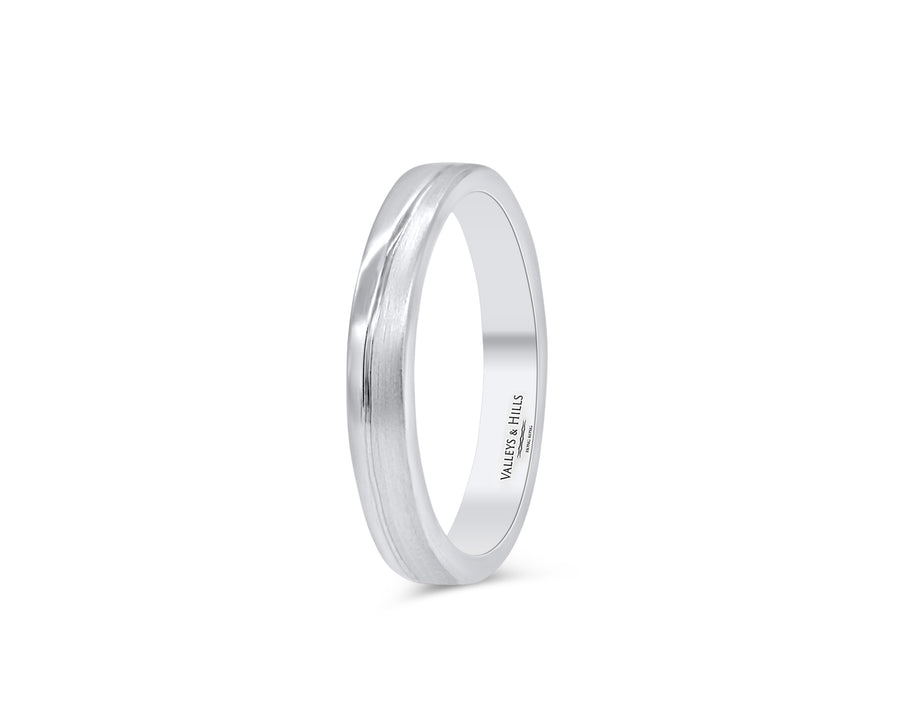 Polished & Matte Men's Band (3mm)